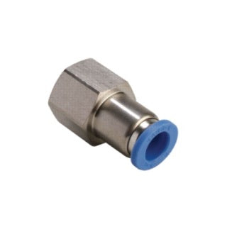 GPCF 0402 EPNI | 4MM TUBE X 1/4" BSPT THREAD - FEMALE STRAIGHT