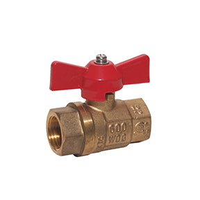 KTC-50TH | 1/2" FPT Ball Valve w/T-Handle 900 Max. Pressure 600 PSI CWP 150 WSP