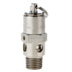 SRH250-SS-165 |1/4" ASME SS Hard Seat Safety Valve 165 psi 141 SCFM