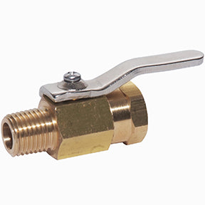 MMFP-25 | 1/4" MPT x FPT Mini Brass Ball Valve 600 PSI CWP 150 WSP