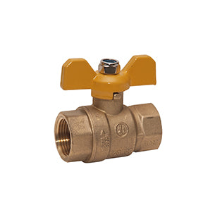 FBB-38TH | 3/8" FPT Brass Ball Valve w/T Handle600 PSI CWP 150 WSP