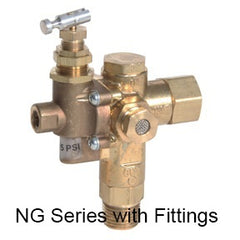 NG16-M145-175 | Unloader Valve 90D 5/8" Inverted Flare x 1/2" MPT 145-175