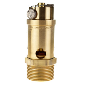 SRV765-10-100 |1" ASME Soft Seat Safety Valve 100 psi 889 SCFM