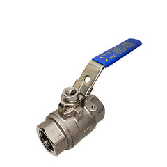 SSV-38 | 3/8" FPT 316SS Ball Valve w/Locking Handle 2000 PSI CWP 150 WSP
