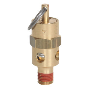 ST12-180 | 1/8" ASME Soft Seat Safety Valve 180 psi 161 SCFM