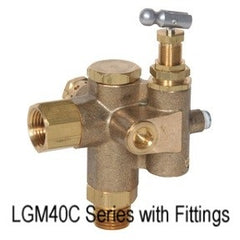 LGM40C-0404 | Unloader Valve 90D 1/2" FPT x 1/2" FPT 95-115