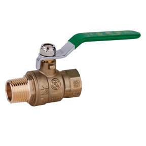 MBB-100NL | 1" MPT x FPT Lead Free Brass Ball Valve 600 PSI CWP 150 WSP