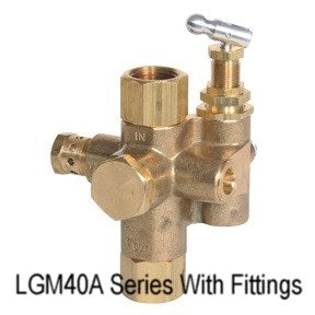 LGM40A-0801 | Unloader Valve Mark IV 5/8" Inverted Flare x 1/2" MPT 95-115