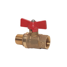 KTCM-50TH | 1/2" MPT x FPT Brass Ball Valve w/T-Handle 900 Max. Pressure 600 PSI CWP 150 WSP