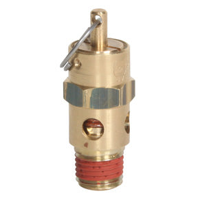 ST25-155 | 1/4" ASME Soft Seat Safety Valve 155 psi 141 SCFM