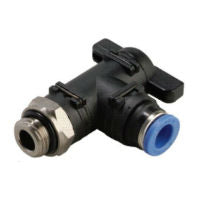 GBL 60-12-G02 | 12MM TUBE X 1/4" BSPP THREAD - BALL VALVE ELBOW