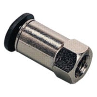 PCF 1/8-N1/16C | 1/8" TUBE X 1/16" NPT THREAD - COMPACT FEMALE STRAIGHT