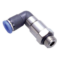 NHRL 08G02 | 8MM TUBE X 1/4" BSPP THREAD - ROTARY JOINT HIGH SPEED ELBOW