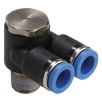 GPA 0401(3) EPNI | 4MM TUBE X 1/8" BSPT THREAD - TRIPLE BRANCH A