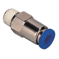 PCVC 0401-I | 4MM TUBE X 1/8" BSPT THREAD - METER IN - CHECK VALVE STRAIGHT