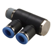 GPH 0402(2) EPNI | 4MM TUBE X 1/4" BSPT THREAD - DOUBLE UNIVERSAL ELBOW