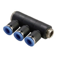 GPH 04G01(3) EPNI | 4MM TUBE X 1/8" BSPP THREAD - TRIPLE UNIVERSAL ELBOW