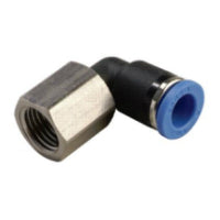 GPLF 08G02 EPNI | 8MM TUBE X 1/4" BSPP THREAD - FEMALE ELBOW