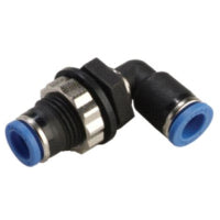 GPLM 06 | 6MM TUBE - BULKHEAD UNION ELBOW PLASTIC