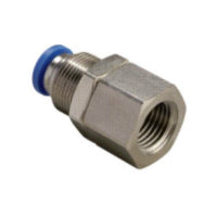 GPMF 10G02 EPNI | 10MM TUBE X 1/4" BSPP THREAD - BULKHEAD FEMALE STRAIGHT