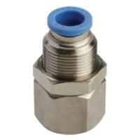 GPMF 0603 EPNI | 6MM TUBE X 3/8" BSPT THREAD - BULKHEAD FEMALE STRAIGHT