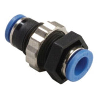 GPPM 08 | 8MM TUBE - BULKHEAD UNION PLASTIC