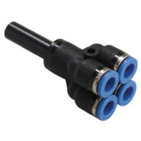 GPXJ 0806 | 8MM STEM X 6MM TUBE - PLUG-IN REDUCER DOUBLE Y