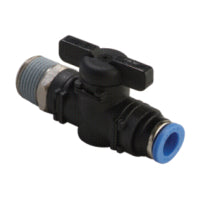 BC 20 1/4-N1/8 | 1/4" TUBE X 1/8" NPT THREAD - BALL VALVE STRAIGHT