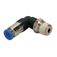 SPL 1/4-N02U | 1/4" TUBE X 1/4" NPT THREAD - STOP FITTING ELBOW